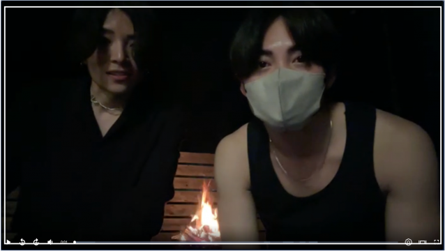 焚き火キャス