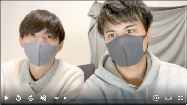 初のお二人さん。